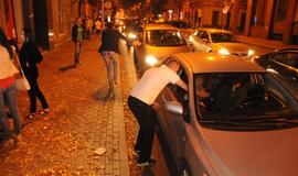 Klaipėdiečiai švenčia Lietuvos krepšininkų pergalę