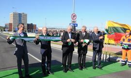 Atidaryta naujai rekonstruota Baltijos prospekto ir Minijos gatvės sankryža