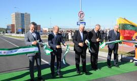 Atidaryta naujai rekonstruota Baltijos prospekto ir Minijos gatvės sankryža