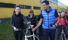 Dviračių tako atidarymas