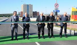 Atidaryta naujai rekonstruota Baltijos prospekto ir Minijos gatvės sankryža