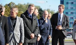 Atidaryta naujai rekonstruota Baltijos prospekto ir Minijos gatvės sankryža