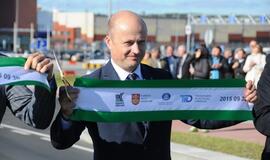 Atidaryta naujai rekonstruota Baltijos prospekto ir Minijos gatvės sankryža