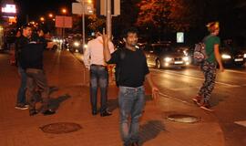 Klaipėdiečiai švenčia Lietuvos krepšininkų pergalę