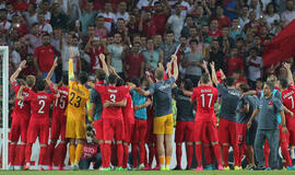 Turkijos futbolo rinktinė nepaliko vilčių olandams