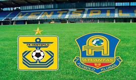 Geltonai mėlynųjų dvikova Ventspilyje