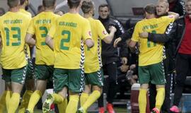 Lietuvos rinktinės futbolininkai sužaidė lygiosiomis 1:1 Slovėnijoje