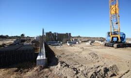 "Silberauto" automobilių centro statybų pradžia Klaipėdoje