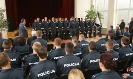 Prisiekė Lietuvos policijos mokyklos kursantai