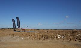 "Silberauto" automobilių centro statybų pradžia Klaipėdoje