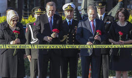 Turkijos prezidentas pagerbė savaitgalį per sprogimus žuvusių aukų atminimą