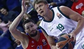 Mindaugas Kuzminskas smarkiai prisidėjo prie "Unicaja" pergalės prieš CSKA