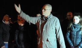 Solidarumo su Prancūzija akcija Klaipėdoje