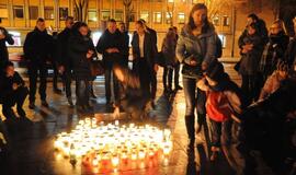 Solidarumo su Prancūzija akcija Klaipėdoje