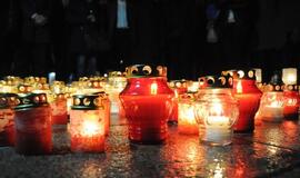 Solidarumo su Prancūzija akcija Klaipėdoje