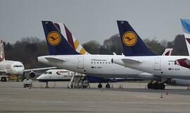 Trečiadienį dėl užsitęsusio "Lufthansa" darbuotojų streiko atšaukiami 930 skrydžių