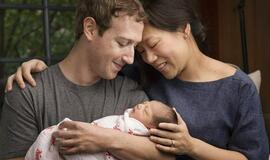 Markas Cukerbergas dukters gimimo proga išdalins 99 proc. savo "Facebook" akcijų