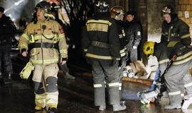 Per milžinišką gaisrą Rusijos mašinų gamyklos sandėlyje niekas nenukentėjo