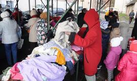 Drabužių dalinimo akcija