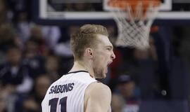 Domantas Sabonis prie pergalės prisidėjo dvigubu dubliu