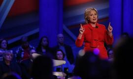 Hilari Klinton žada vengti karo veiksmų, jei bus išrinkta į JAV prezidento postą