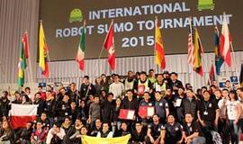 KU Robotikos klubo nariai puikiai pasirodė robotų sumo rungtynėse Japonijoje