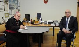 Popiežiaus atstovo vizitas Klaipėdos jūrininkų ligoninėje