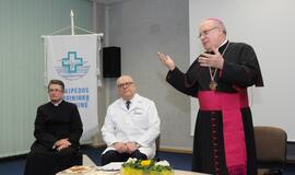 Popiežiaus atstovo vizitas Klaipėdos jūrininkų ligoninėje