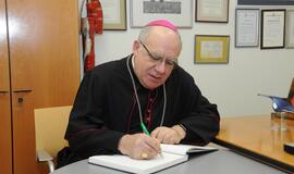 Popiežiaus atstovo vizitas Klaipėdos jūrininkų ligoninėje