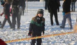 Sniego gniūžčių karas Klaipėdoje