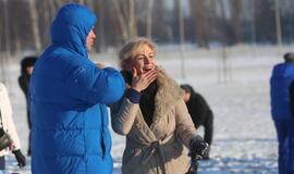 Sniego gniūžčių karas Klaipėdoje