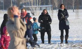 Sniego gniūžčių karas Klaipėdoje