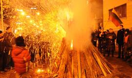 Prie Atgimimo laužo netrūko jaunimo