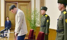 Kaltę pripažino Šiaurės Korėjoje sulaikytas JAV studentas