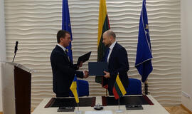 Sutarta bendradarbiauti su Ukrainos uostu