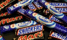 Vokietijoje iš prekybos atšaukiami šokoladukai "Mars" bei "Snickers"