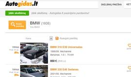 500 eurų avansas už BMW: nei pinigų, nei automobilio