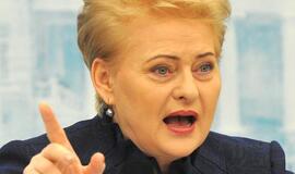 Dalia Grybauskaitė: į teroristų karą reikia atsakyti karu