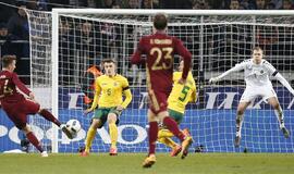 Lietuvos futbolininkai 0:3 pralaimėjo Rusijos komandai