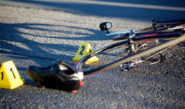 Šalčininkų rajone žuvo automobilio parblokštas dviratininkas