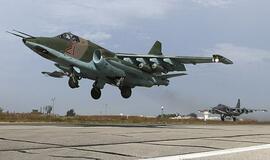 Siriją paliko dar dalis Rusijos karinių lėktuvų