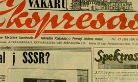 &quot;Vakarų ekspresas&quot;. 1991 03 07