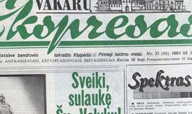 &quot;Vakarų ekspresas&quot;. 1991 03 30