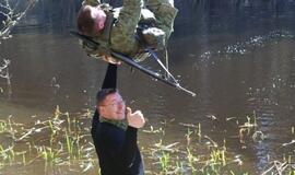 Klaipėdos pėstininkų kuopa blogo oro nepabūgo