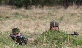 Klaipėdos pėstininkų kuopa blogo oro nepabūgo