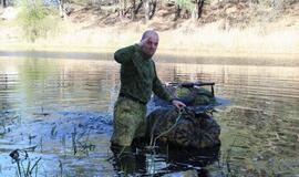 Klaipėdos pėstininkų kuopa blogo oro nepabūgo