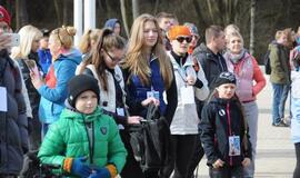 "Gintaro keliu" į Šventąją iškeliavo per 300 žygeivių