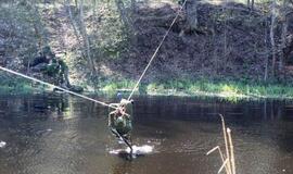 Klaipėdos pėstininkų kuopa blogo oro nepabūgo