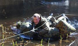 Klaipėdos pėstininkų kuopa blogo oro nepabūgo