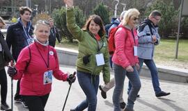 "Gintaro keliu" į Šventąją iškeliavo per 300 žygeivių